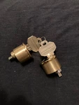 Baldwin 1" Mortise 8232.003 Double Cylinders Polished Brass. Fixed Price $80.00.