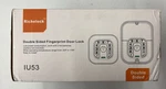 Richelock Double-sided Fingerprint & Keypad Door Lock, All-weather, New Openbox. Fixed Price $215.70.