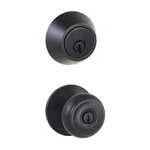 Hartford Aged Bronze Combo Pack With Double Cylinder Deadbolt. Fixed Price $18.00.