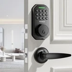 Vchoo Keyless Entry Door Lock Deadbolt Handle Set SL01-A Black. Fixed Price $51.63.