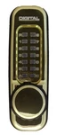 Lockey 1600 Keyless Mechanical Digital Spring Latch Door Bright Brass. Fixed Price $426.00.