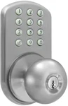 Milocks Keyless Entry Door Knob Satin Nickel Electronic Keypad Bed Bath. Fixed Price $60.58.