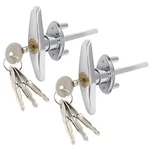 Bonsicoky 2 Pack Garage Door T-handle Lock With 8 Keys,. Fixed Price $21.29.