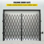 Double Folding Steel Security Gate Expandable Accordion Door Ships From Usa. Fixed Price $299.99.