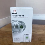 Geek Smart Knob Fingerprint Access And App Control K01-02 New Open Box. Fixed Price $39.95.