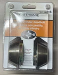 Gatehouse Antique Brass Style Double Cylinder Deadbolt Lock Both Side Keyed. Fixed Price $9.95.