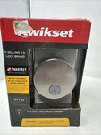 Kwikset Uptown Deadbolt Smartkey Silver One Side Rdt Round 92580 010. Fixed Price $25.49.