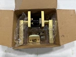 Kwikset 720HFLRCT-4 Halifax Passage Door Lever Satin Brass Rectangle Rose. Fixed Price $28.71.