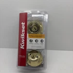 Kwikset Double Cylinder Deadbolt Polished Brass 665-3. Fixed Price $7.99.
