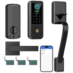 Smart Keyless Entry Door Lock With Handle Bluetooth Front Deadbolt. Fixed Price $115.04.