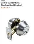 Toledo Double Cylinder Deadbolt -CV1801US32D. Fixed Price $18.00.