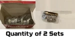 Sets New Kwikset 200CV 15 6AL Passage Cove Satin Nickel 92001-395 Door Handle. Fixed Price $30.00.