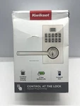New Kwikset Smartkey Smartcode Satin Nickel 10-BUTTON Touch Pad, 917HFL. Fixed Price $67.95.