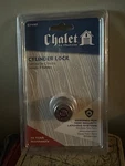 New Unopened Chalet Cylinder Lock High Security Latching System C7480. Fixed Price $10.50.
