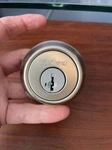 Kwikset 15 Smt Rcal Rcs Single Cylinder Deadbolt Satin Nickel Lock 96600. Fixed Price $19.99.