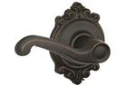 Schlage F10 716 Brk Brookshire Collection Flair Passage Lever, Aged Bronze. Fixed Price $20.00.