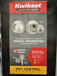 Kwikset 816 15 Smt Satin Nickel Control Deadbolt W/ Smartkey. Fixed Price $28.00.