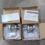 Two Yale 4602LN626 Privacy Door Lock Lever Set Satin Chrome Interior Never Used. Fixed Price $99.99.