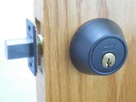 Dormakaba Single Cylinder Deadbolt Black D860 #8BG. Fixed Price $5.49.