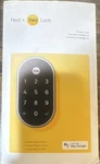 Nest X Yale Keypad Smart Lock YRD540-WV-619 Satin Black Google Assistant Wi-fi. Fixed Price $60.00.
