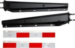 Tbozz Black Straight Spring Loaded Mud Flap Hanger 2.5" Bolt Spacing 30" Length. Fixed Price $49.98.