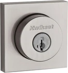 Kwikset 158SQT-15S.STRKP Halifax Square Rose Single Cylinder Satin Nickel. Fixed Price $24.99.