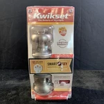 Kwikset 740J Juno Smart Door Knob Stain Nickel W/ Re-key 97402-544 New Nib. Fixed Price $27.00.
