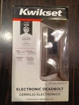 Kwikset 275CNT 15 Door Lock Electronic Deadbolt Easy Installation Grade 3 Secu. Fixed Price $79.95.