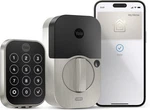 Yale Assure Lock 2 Plus Doorsense And Wi-fi Module Satin Nickel. Fixed Price $99.95.