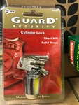 Guard Security Cylinder Lock Short Mill Solid Brass 56001 3 Keys Safety New. Fixed Price $8.88.