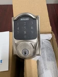 Schlage Connect Smart Deadbolt Electronic Touchscreen Lock #BE469ZP Cam 619. Fixed Price $139.95.