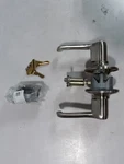 Schlage F51A 619 Flair Keyed Entry Lever Lockset Satin Nickel. Fixed Price $44.99.