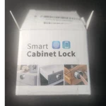 Smart Cabinet Lock Fingerprint & App Control Modern Polished Black Silver Drawer. Fixed Price $27.99.