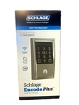 Schlage Encode Plus Smart Wifi Deadbolt BE499 Wb Cen 619 Satin Nickel. Nib. Fixed Price $239.99.