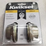= Kwikset Deadbolt 96650-391 Antique Brass Finish Keyed Easy Install New. Fixed Price $17.99.