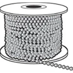 Hy-ko Prod Nickel Plated Brass Ball Chain, 100' (KBC201). Fixed Price $84.47.
