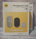 Yale Approach Smart Lock X2 Wi-fi Bluetooth Deadbolt Keypad Silver Argent. Fixed Price $200.00.