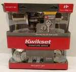 Kwikset Signature Series Tustin Satin Nickel Security Smartkey 99910-040. Fixed Price $34.95.