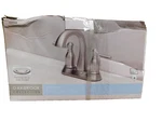 Oakbrook Coll. Verona Bathroom Faucet Brushed Nickel Finish #4547048-BOX Damage. Fixed Price $32.95.