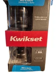 Kwikset Juno Venetian Black Privacy Lockset 1-3/4 In. Fixed Price $7.00.