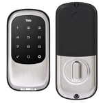 Yale Real Living Keyless Touchscreen Stand Alone Deadbolt Lock With Z-wave. Fixed Price $198.00.