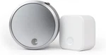August Smart Lock Pro With Connect Wi-fi Bridge Silver. Fixed Price $175.00.