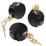 Alwapea 3 Pieces Hidden Puck Locks For Trailers, Door Black. Fixed Price $80.01.