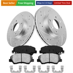Anpulsero Front Automotive Replacement Brake Kit, Drilled And Slotted R.... Fixed Price $140.54.