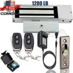 Door Entry Access Control System, Electric Magnetic Lock 1200LB 500KG, Remote. Fixed Price $189.99.