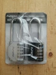 Puroma Pack 2.6 Inch Long Shackle Combination Lock 4 Digit. Fixed Price $14.99.