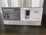 Electronic Touchpad Deadbolt Lock Satin Nickel Finish By Shield Security 131360. Fixed Price $19.99.