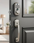 Arpha D289H Wifi Smart Lock With Camera Doorbell & Handleset (satin Nickel). Fixed Price $123.49.