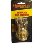 Promag Ii, 200, Brass Tubular Rim Cylinder With 4 Keys. Fixed Price $31.99.