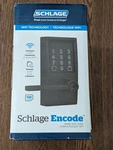 New Schlage Encode Smart Wifi Century Trim Latitude Lever Door Lock Matte Black. Fixed Price $194.95.